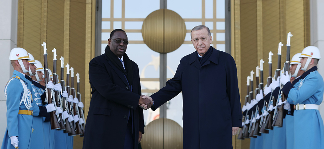 Cumhurbaşkanı Erdoğan, Senegal Cumhurbaşkanı Sall ile bir araya geldi